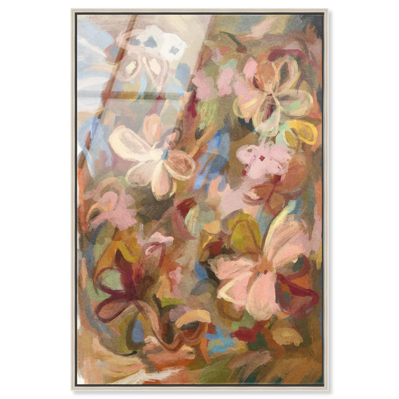 Moving Eden II Print by Oliver Gal, 31"H x 21"W, Silver Floater Frame