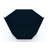 Mulberry Contemporary Modern Corner Wardrobe Closet with Hanging Rods in Tatiana Midnight Blue-370982717