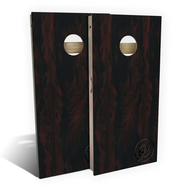Ensemble de cornhole Ziricote, AUCUN accessoire
