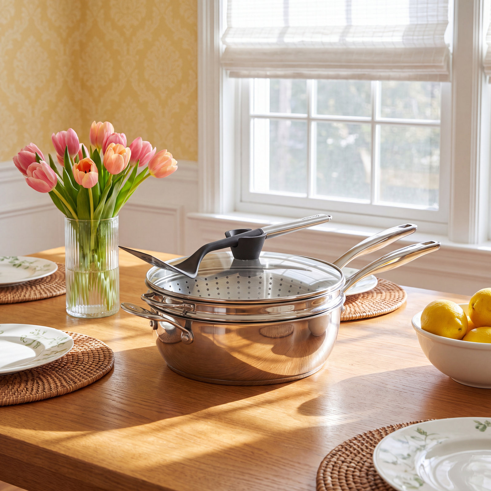 Cuisinart Preferred 4-Piece Pan Set, Stainless Steel