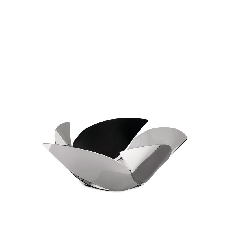Twist Again Metal Sleek Decorative Bowl in Stainless Steel
