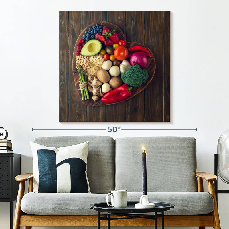 Arney Love For Healthy Food, 33" H x 33" W