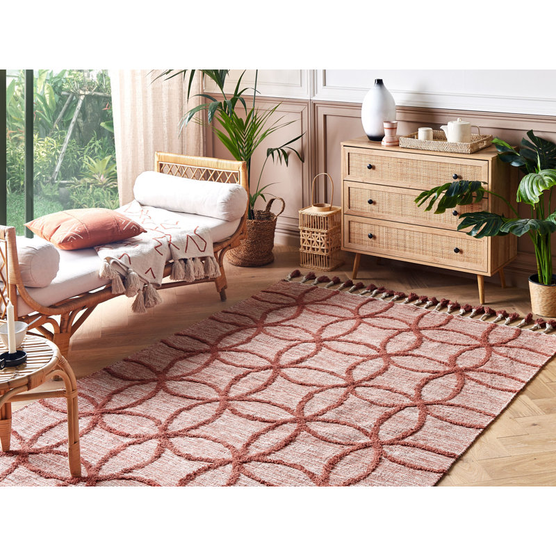Weddington Geometric Hand Woven Area Rug, Rectangle 140 x 200cm