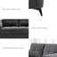 Causeuse en tissu 60 po-1895729597