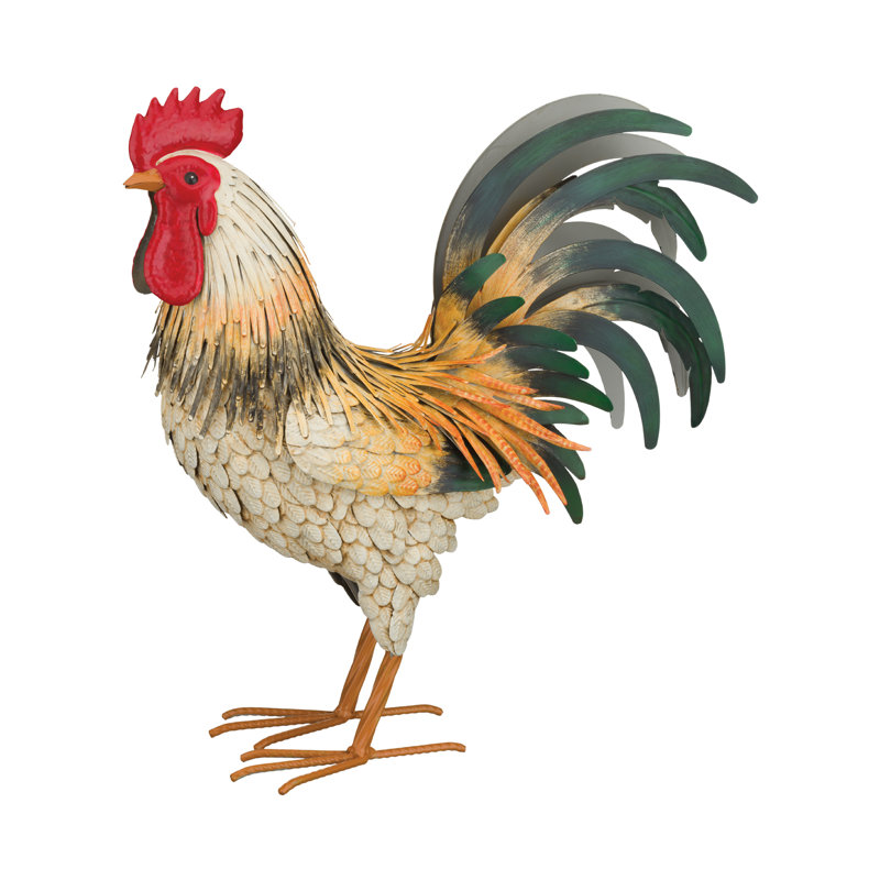 Buff Rooster Decor MED