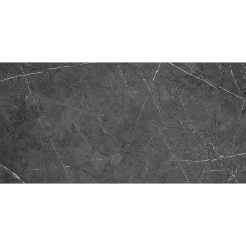 Penthouse 12" x 24" Porcelain Marble Look Wall & Floor Tile, Charming Amber