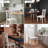 Deni 17" Wide Cross Back Dining Chairs-19674986