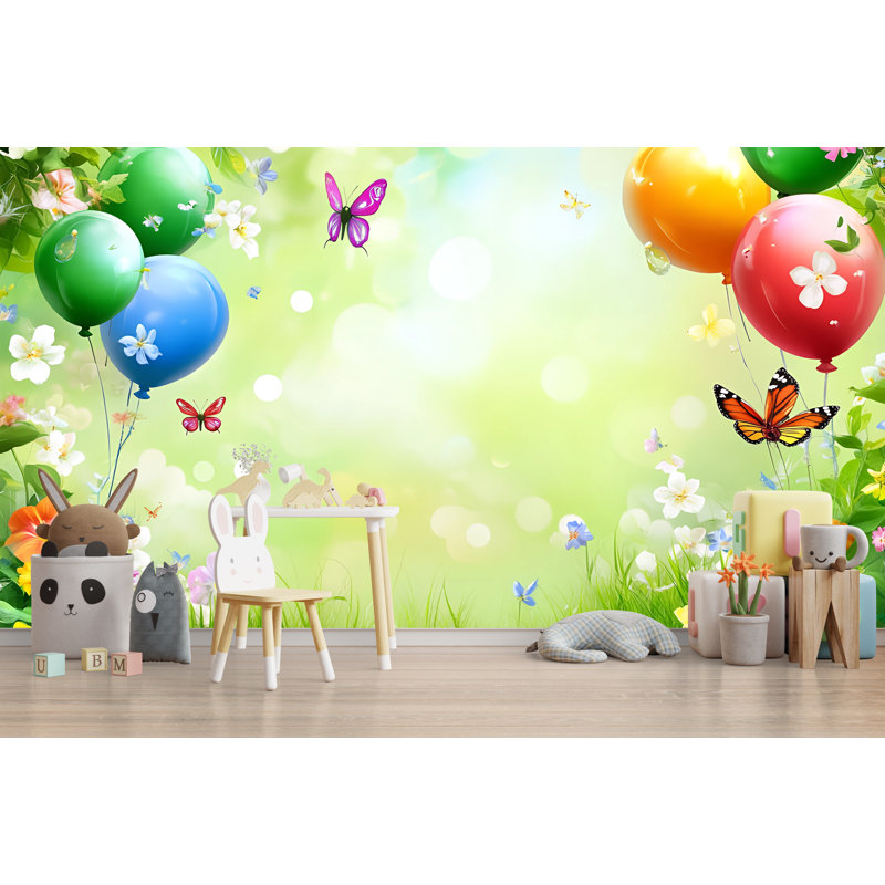 Papier peint Spring Spring, L 144 po x l 100 po, Peler et coller
