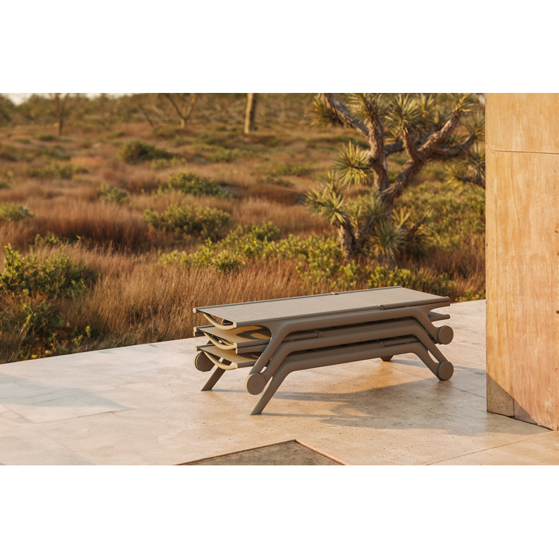 AFRICA Sun Lounger, White