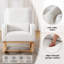 Rocking Chair with Supportive Lumbar Pillow-990848810