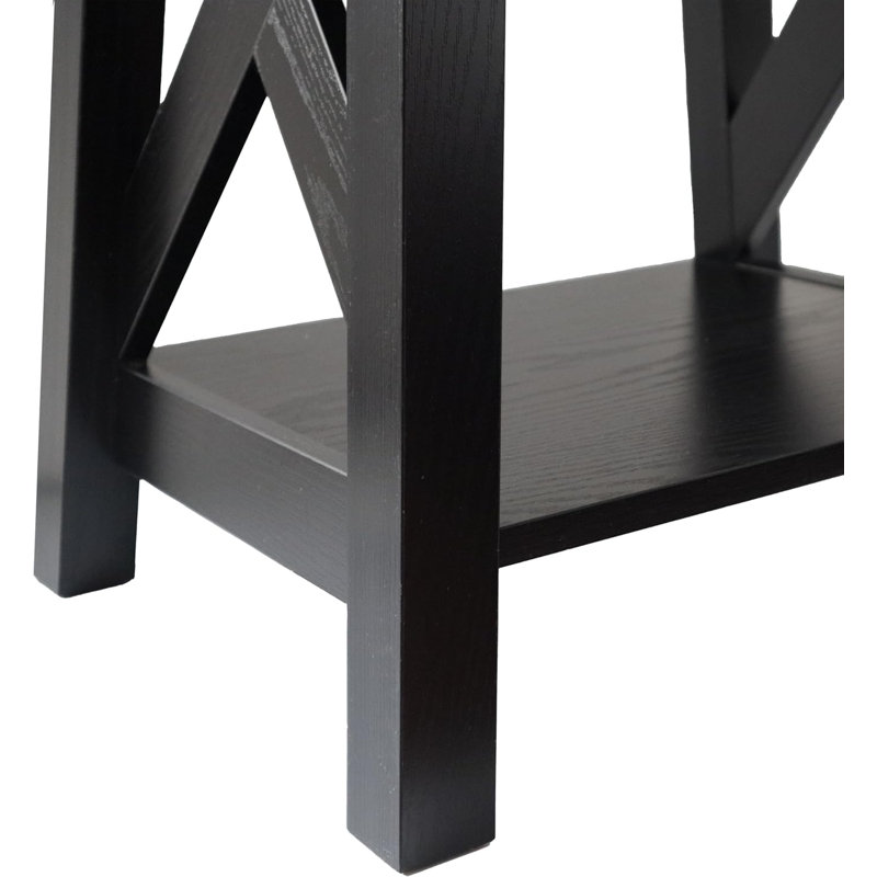 Munni End Table, Black
