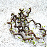Artificial Tree Branches Fake Wood Tree Trunk Twig Ivy Vine Barky Plants Garland