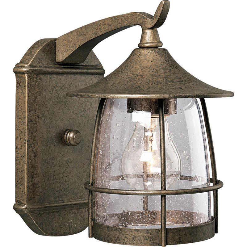 Rawson Wall Light, Burnished Chestnut, 14" H x 10" W X 13" D