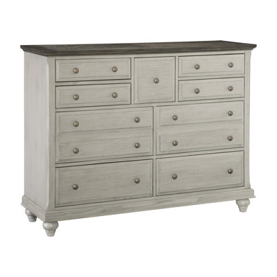 Commode 9 tiroirs avec miroir Geneus
