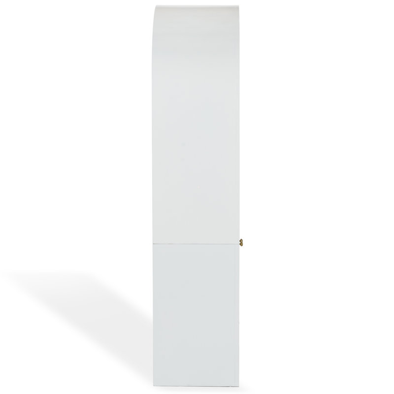 Liabella 5 Shelf Wood Bookcase, White