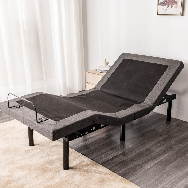 Lit réglable 14 "à gravité zéro avec télécommande sans fil, USB, positions préréglées, Lit double