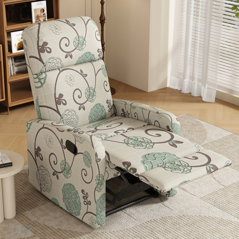 Fauteuil de cinéma maison inclinable manuel moderne avec dossier réglable pour un confort et une détente ultimes