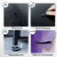 Commode pour commode de chambre à coucher pour garde-robe de lavande mauve à aquarelle liquide lignes dorées Commodes et commodes en marbre violet pastel