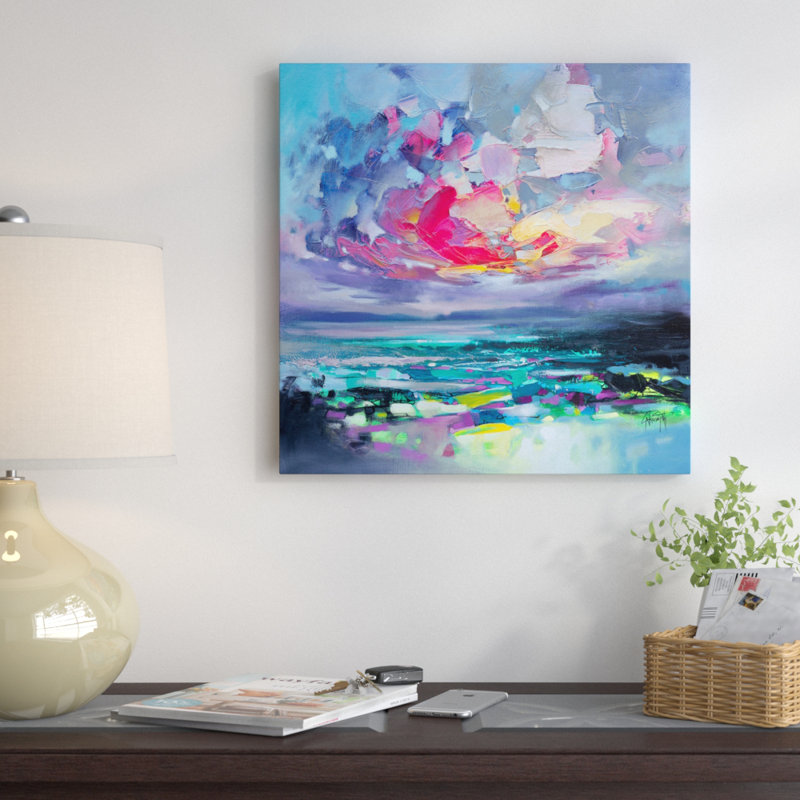 "elements i" , reproduction d’art sur toile tendue, H 12 po x l 12 po x P 0,75 po