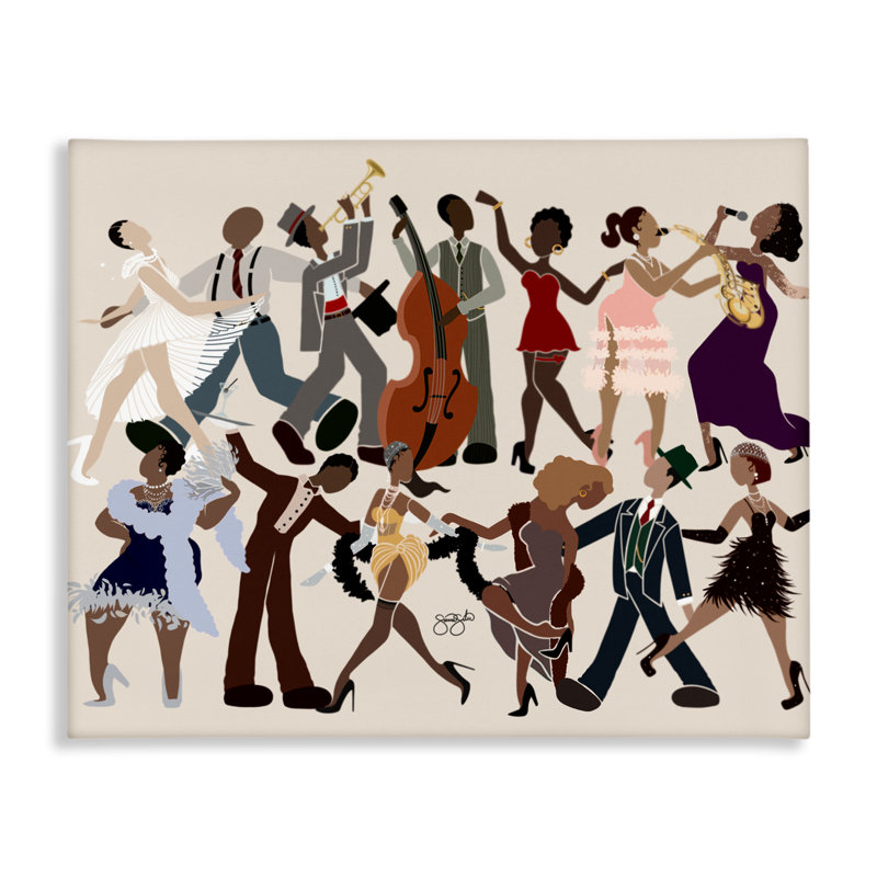 «Rhythm Jazz Dancers», conception par Sierra Siler, H 16 po x l 20 po
