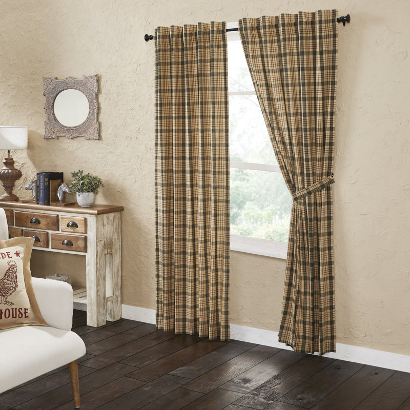 Panneaux de rideaux 100% coton Holms Rosalind Wheeler, L 40 po x L 84 po