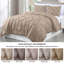 Microfiber Solid No Pattern Colour Duvet Cover Set with Pillowcases-123168094-123168095