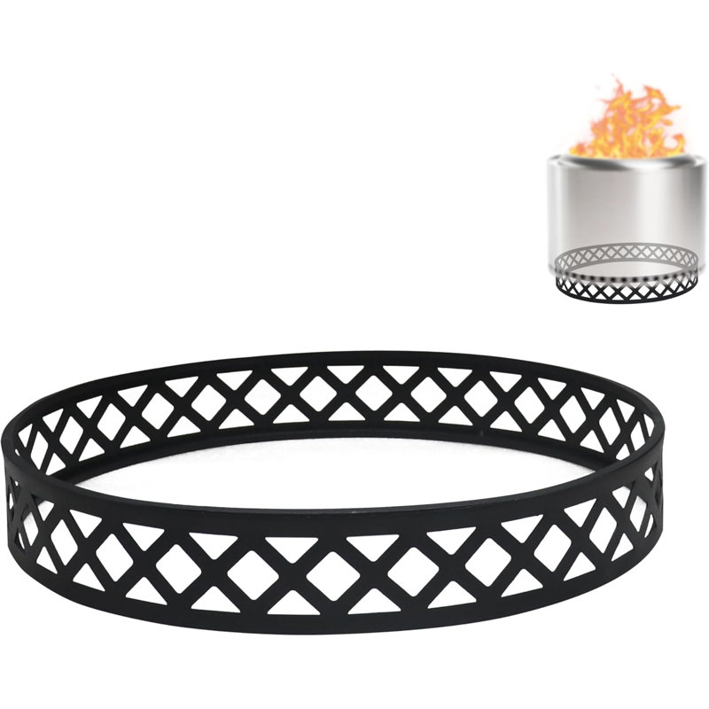 Febtech - Carbon Steel Firepit Stand - Compatible With Solo Stove Yukon And Other 27 Inch Fire Pit -Heat Resistant Portable Solo Stove Yukon Accessories To Protect Firepit Surface