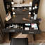 Coiffeuse 31 "avec miroir et 2 tiroirs-1111651193