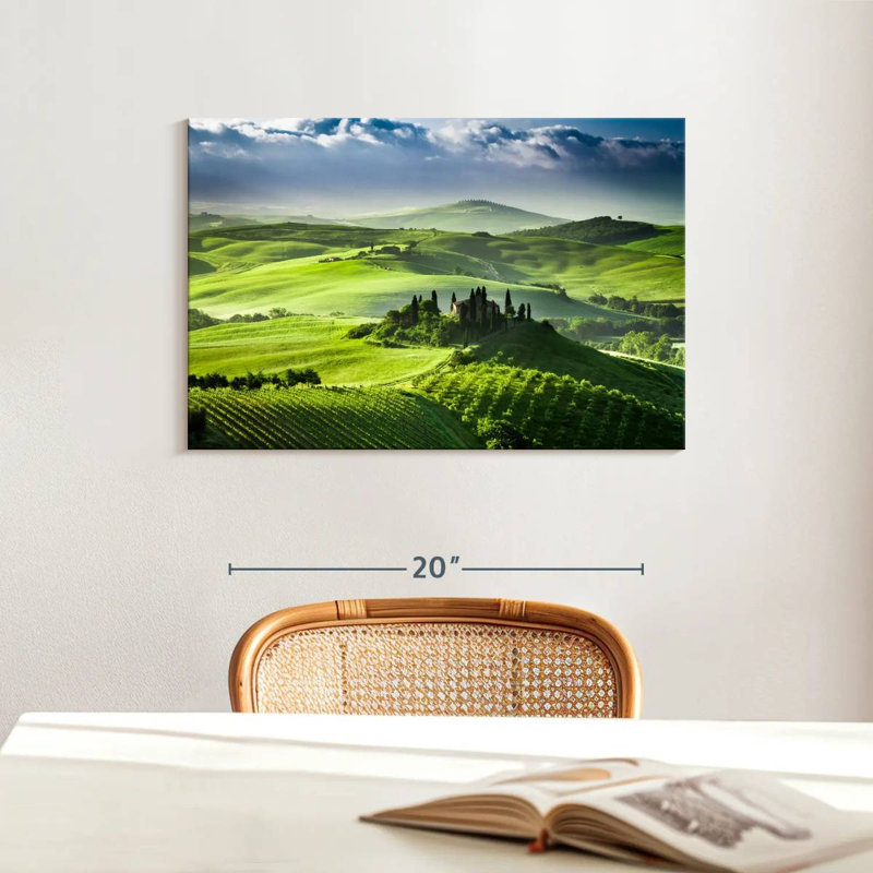 Vallée d'Alvord San Quirico D'Orcia, H 16 po x l 24 po