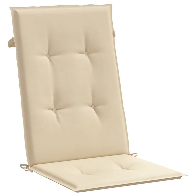 Outdoor Seat / Back Cushion, 1.18" H x 19.7" W x 47.2" L, 4, Beige