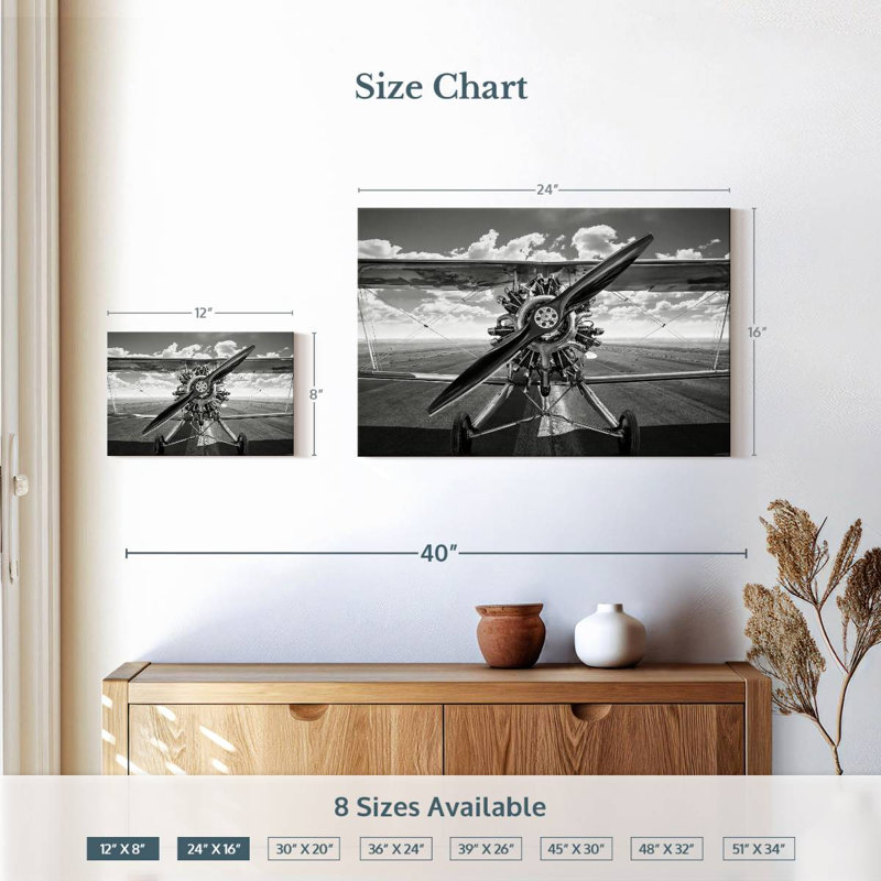 Avion Mehar Vintage Chrome, H 16 po x l 24 po