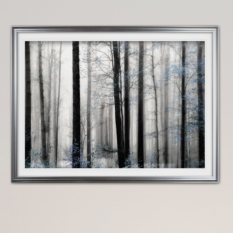 " Waiting For Spring ", Silver, 30" H x 40" W x 1.5"