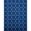 Tapis bleu marine à motif géométrique Debrodie-1404794598