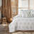 5 Piece Bloom Medallion Printed Microfiber Quilts Set-2104256828