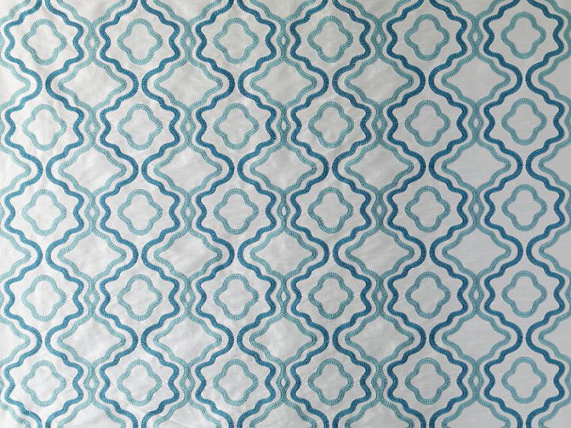 Alhambra Prints & Wovens Fabric, Aqua