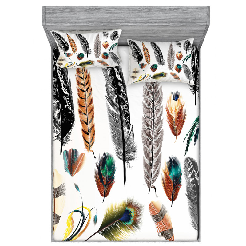 Microfiber Sheet Set, Full Sheet Set with Fitted Sheet