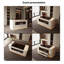 Armoire à bijoux et rangement de 39,37 po style italien de luxe blanc