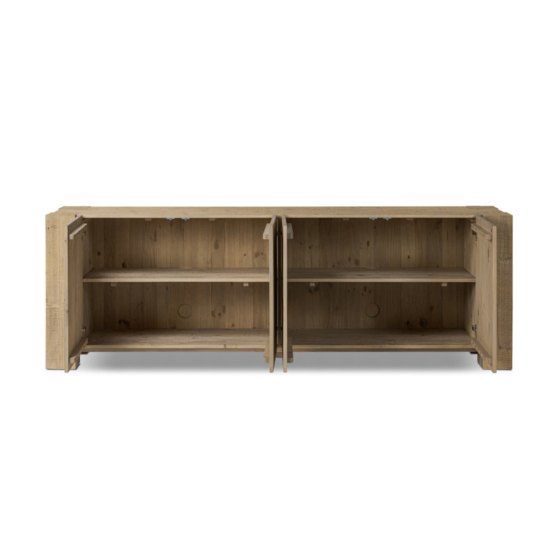 Finnian Sideboard-Light Blonde Pine, Light Blonde Pine