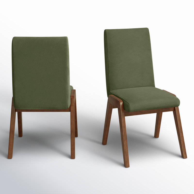 Chaise d'appoint rembourrée Orly, Vert olive