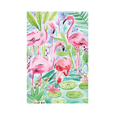 «Wild Natation II» par Melissa Wang - peinture sur toile tendue