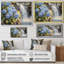 Jaber Hydrangeas By The Waterfall I - Hydrangea Wall Art for Living Room-10413924-10413925-10413915