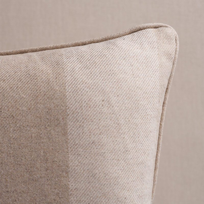 Hemlock Stripe Pillow, Tan, 22"H x 22"W