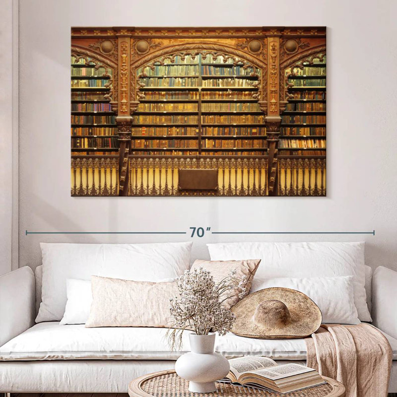 Old Library, 34" H x 51" W
