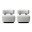 Chaise d'appoint Bartow Mid-Century
