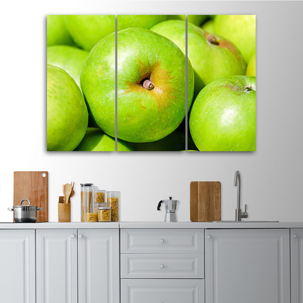 Leinwandbild Apples Green