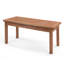 Table de patio en bois brun foncé-1230664086