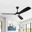 60" 3 - Blade Propeller Ceiling Fan With LED Lights And Remote Control-560736066