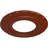 Endurathane Claremont Ceiling Medallion, 9"OD x 4 1/2"ID x 1/2"P (Fits Canopies up to 5 5/8"), Hand-Painted Firebrick Finish-27779728