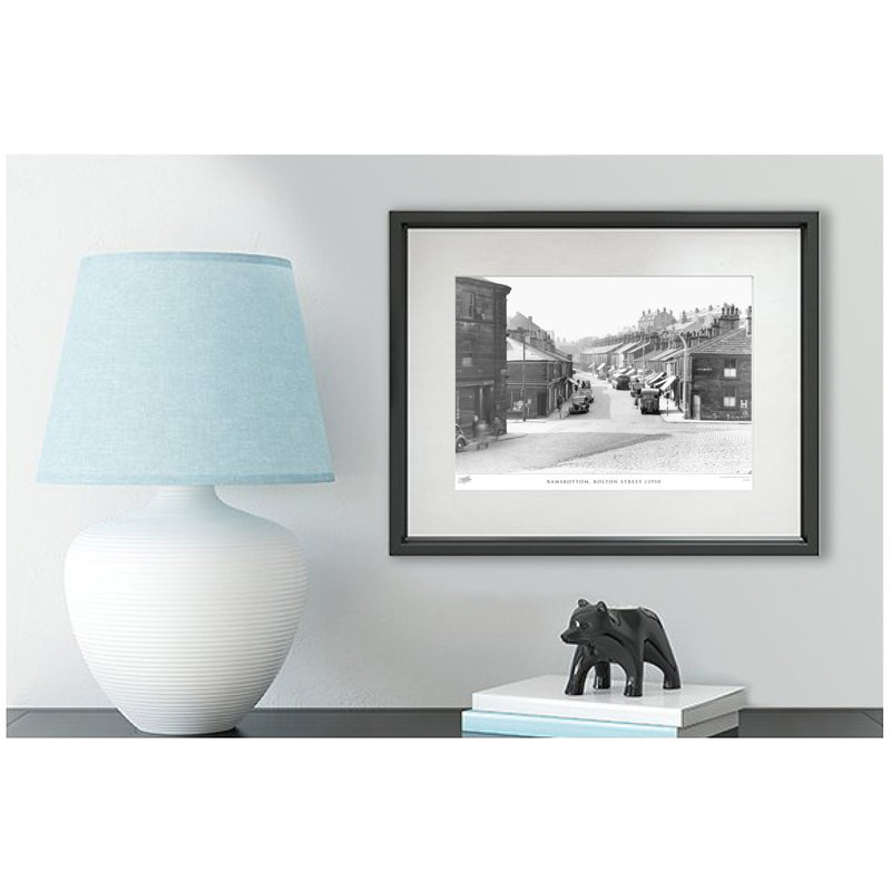 Ramsbottom, Bolton Street C1950 by Francis Frith - Single Picture Frame Print, 28cm H x 36cm W x 2.3cm D
