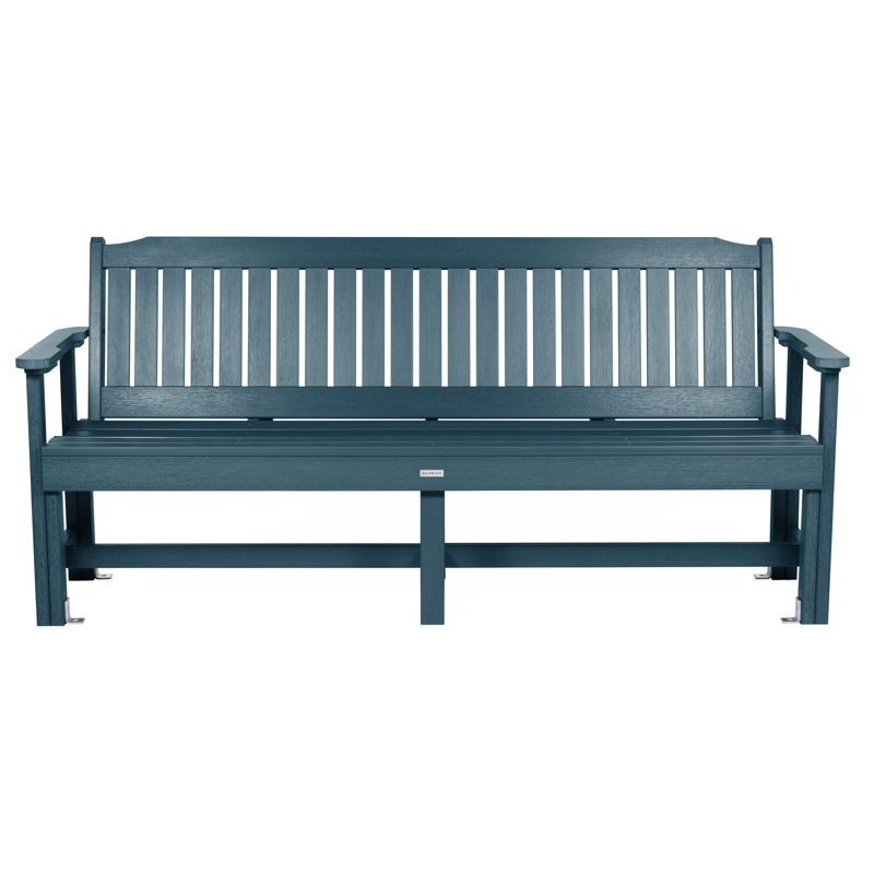 Lunz Outdoor Bench, Nantucket Blue
